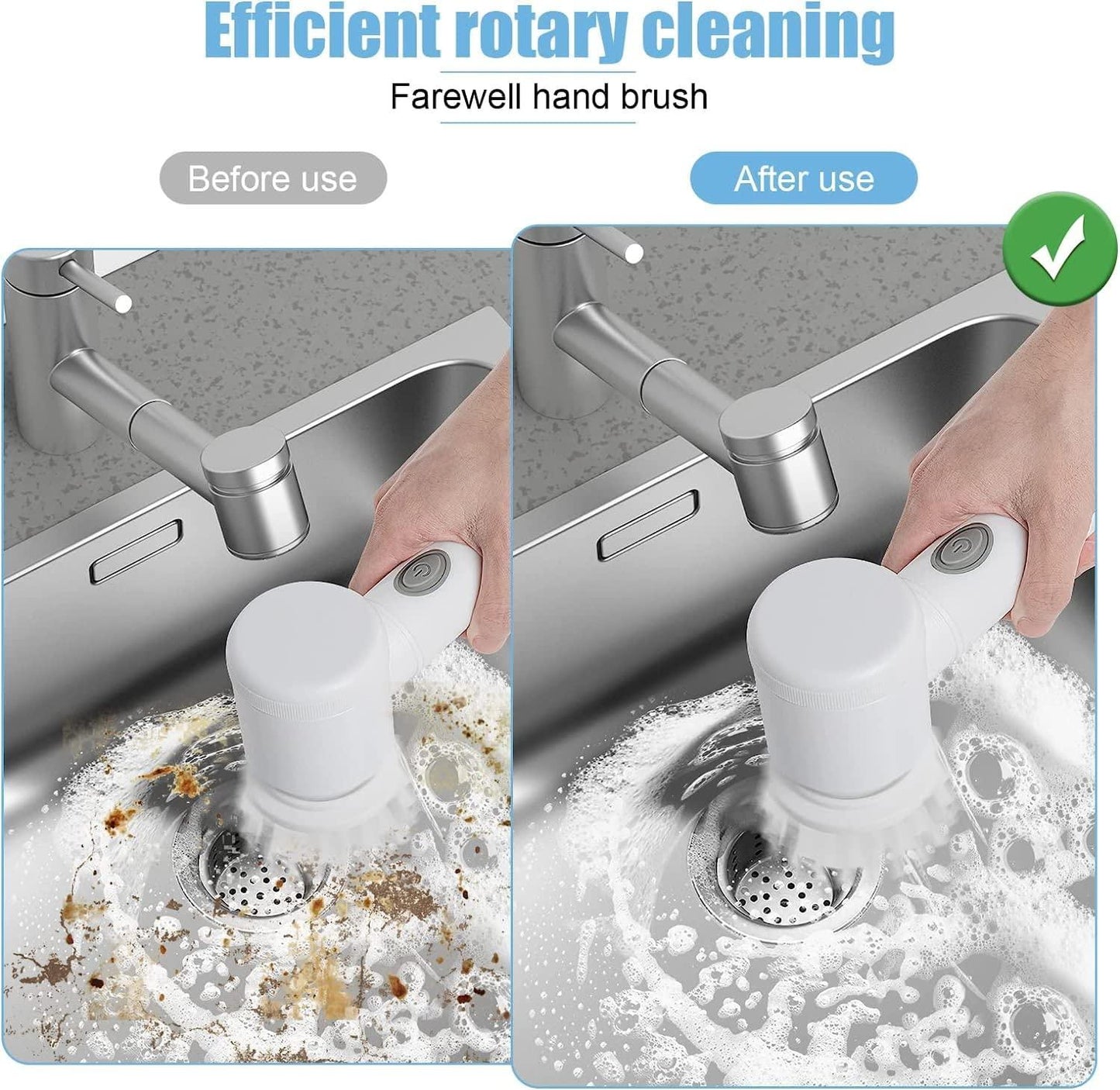 5 in 1 Handheld kitchen Cleaning Brush