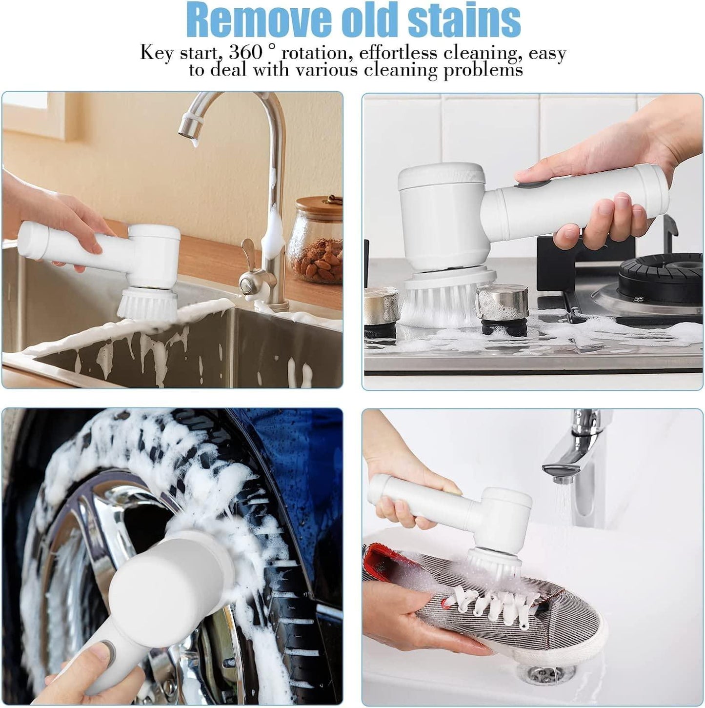 5 in 1 Handheld kitchen Cleaning Brush